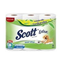 ราคา กระดาษชำระ SCOTT EXTRA NATURAL CLEAN แพ็ค6 (1099419)