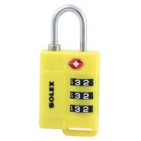 ราคา กุญแจรหัส SOLEX TSA 33 31 มม. สีเหลือง (1100214)