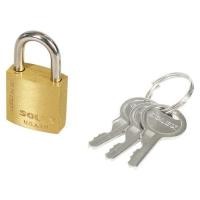 ราคา กุญแจสปริง SOLEX SL99 20 มม. สีทองเหลือง (1103660)