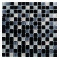 ราคา โมเสคแก้ว 30X30 ซม. TARA คละลายมิกซ์แบล็ค (1103802)