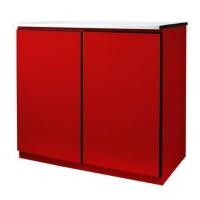 ราคา ตู้เหล็กบานเปิดทึบ KIOSK DB-201 สีแดง (1103906)