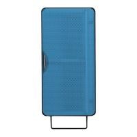 ราคา ตู้เหล็กบานเปิดทึบ KIOSK PW-01 สีดำ/ฟ้า (1109170)