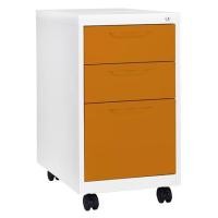 ราคา ตู้ลิ้นชักเหล็ก 3 ลิ้นชัก KIOSK BS-503 DG/OR สีขาว/สีส้ม (1109260)