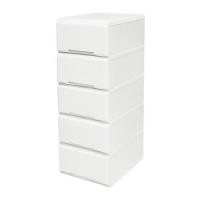 ราคา ตู้ลิ้นชัก 5 ชั้นทึบ STACKOGARDEN 40x50x113 ซม. สีขาว (1111416)