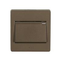 ราคา ชุดสวิตช์ 1 ทาง 1 ช่อง HACO M3N-S11-CC สีน้ำตาลดำ (1113016)