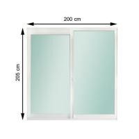 ราคา SankyoAlumi ประตู Aluminum บานเลื่อน S-S มุ้ง 200x205 ซม. รุ่น J-TRUST