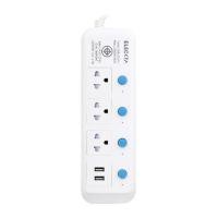 ราคา รางปลั๊กไฟ 3 ช่อง 4 สวิตช์ 2 USB ELECKTA 814UELEK 5 ม. (1113627)