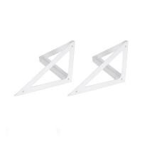ราคา แขนรับชั้นเหล็ก STACKO TRIANGLE 19x12.5 ซม. สีขาว (1115148)