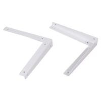 ราคา แขนรับชั้นเหล็ก STACKO FLAT 18x3 ซม. สีขาว (1115352)
