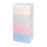 ราคา ตู้ลิ้นชัก 4 ชั้น มีล้อ STACKO C15 56x45x125 ซม. สีพาสเทล (1118763)