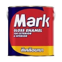ราคา สีเคลือบเงา CAPTAIN MARK 810 สีขาว 1 แกลลอน (1119581)