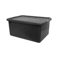 ราคา กล่องเก็บของ STACKO 2003 43X63X28 ซม. สีเทา (1120668)