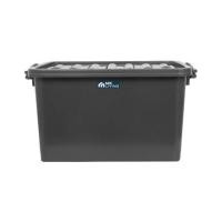 ราคา กล่องเก็บของ ME LIVING 3000 43X63X36 ซม. สีเทา (1120670)