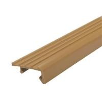 ราคา จมูกบันได PVC ชวากร L-38 2.5 ม. สีน้ำตาลอ่อน (1121976)
