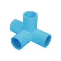 ราคา ข้อต่อสี่ทางตั้งฉาก PVC THAI PIPE 1 นิ้ว สีฟ้า (1125478)