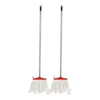 ราคา ไม้ม็อบคอตตอน BE MAN รุ่นเรนโบว์ 10 นิ้ว แพ็กคู่ สีขาว (1129151)