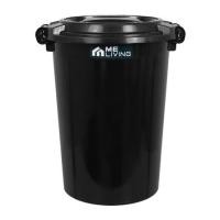 ราคา ถังน้ำกลมพร้อมฝา ME LIVING 66 ลิตร สีดำ (1129173)