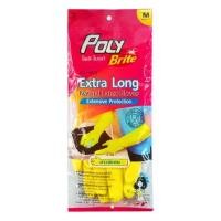 ราคา ถุงมือยาง POLY-BRITE EXTRA LONG SIZE M (1129212)