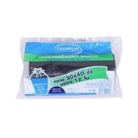 ราคา ถุงขยะม้วน CHAMPION 30X40 นิ้ว 12 ใบ สีดำ (1129280)