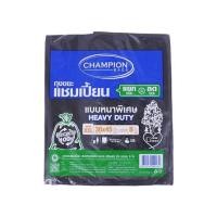 ราคา ถุงขยะหนา CHAMPION 36X45 นิ้ว 8 ใบ สีดำ (1129290)