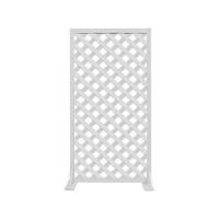 ราคา รั้วไม้ตั้งพื้น ME LIVING GARTENE 80x150 ซม. สีขาว (1133073)