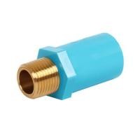 ราคา ข้อต่อตรงเกลียวนอกทองเหลือง ท่อน้ำไทย 1/2 นิ้ว สีฟ้า (1136813)