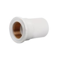 ราคา ข้อต่อตรงเกลียวในทองเหลือง ท่อน้ำไทย 1 นิ้ว สีขาว (1136852)