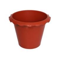 ราคา กระถางบัวปากจีบ PNP 12 นิ้ว สีอิฐ (1137558)