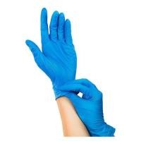 ราคา ถุงมือยางไนไตรชนิดไม่มีแป้ง POLY-BRITE SIZE M สีฟ้า (1140881)