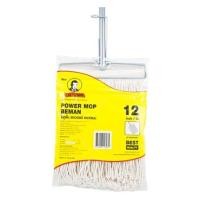 ราคา ไม้ม็อบคอตตอน BE MAN เพาเวอร์ 12 นิ้ว แพ็กคู่ สีขาว (1146233)