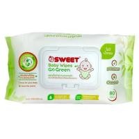 ราคา ผ้าเช็ดทำความสะอาด SWEET GO GREEN 80 แผ่น (1แถม1) (1146287)