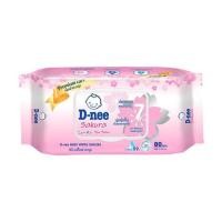 ราคา ผ้าเช็ดทำความสะอาด D-NEE SAKURA 80 แผ่น (1146940)