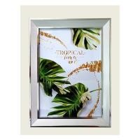 ราคา กรอบรูปไม้ HOME LIVING STYLE TROPICAL LEAVES 4x6 นิ้ว สีขาว (1148261)