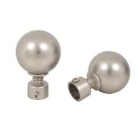 ราคา หัว-ท้ายรางผ้าม่าน HOME LIVING STYLE NIC 19 มม. สีเงิน (1148951)