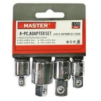 ราคา ชุดข้อต่อ เพิ่ม-ลดขนาดหัวบล็อก MASTER 4 ชิ้น/ชุด (1149847)