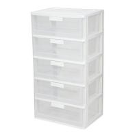 ราคา ตู้ลิ้นชัก 5 ชั้น STACKO MAX(L) 58.5x41x109 ซม. สีใส (1150070)