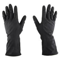 ราคา ถุงมือยาง ตราม้า สีดำ Size L (1150150)