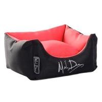 ราคา ที่นอนสุนัขโซฟา MAHDUM 100X76 ซม. สีดำ-แดง (1150759)