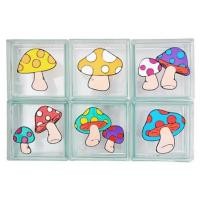 ราคา อิฐแก้ว 19x19x8 ซม. ชุดเห็ดโคน ขาว (1151242)