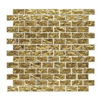 ราคา โมเสคแก้ว 30x30 ซม. GLASCERA ดีลักซ์บริค 2 สีทอง (1151310)