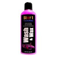 ราคา แชมพูแว๊กซ์ล้างรถ STAR 1 สีชมพูมุก 1000 มล. (1152081)