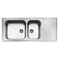 ราคา ซิงค์ฝัง 2หลุม 1ที่พัก SMEG LG116D-2 สเตนเลส (1152674)