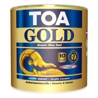 ราคา สีทองคำ สูตรอะคริลิกแล็กเกอร์ TOA GOLD GL123 สีทองสวิส 1/4 แกลลอน (1152727)