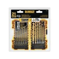 ราคา ดอกเจาะเหล็กไทเทเนียม DEWALT DE1361 21 ชิ้น/ชุด (1153037)