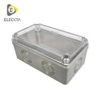 ราคา กล่องพลาสติกกันน้ำ ฝาใส ELECKTA 2x4 นิ้ว สีเทา (1153540)