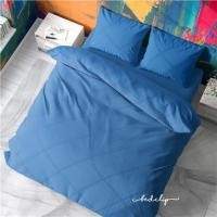 ราคา ชุดผ้าปูที่นอน 5 ฟุต 3 ชิ้น BED CLIP MICROTEX สีฟ้าพาสเทล (1154219)