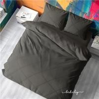 ราคา ชุดผ้าปูที่นอน 3.5 ฟุต 2 ชิ้น BED CLIP MICROTEX สีเทาเข้ม (1154229)