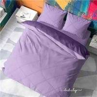 ราคา ชุดผ้าปูที่นอน 3.5 ฟุต 2 ชิ้น BED CLIP MICROTEX สีม่วงอ่อน (1154355)