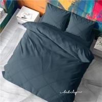 ราคา ชุดผ้าปูที่นอน 5 ฟุต 3 ชิ้น BED CLIP MICROTEX สีเทาอมฟ้า (1154364)