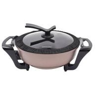 Lock & Lock หม้อชาบูไฟฟ้าแบ่ง 2 ช่อง รุ่น EJP341